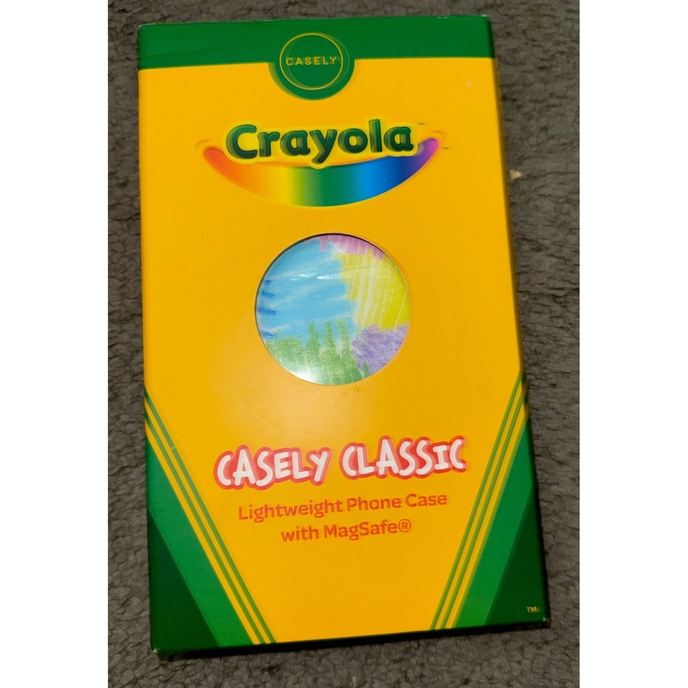 Casely Crayola Keep It Classic Crayon Box MagSafe Case iPhone 15 New